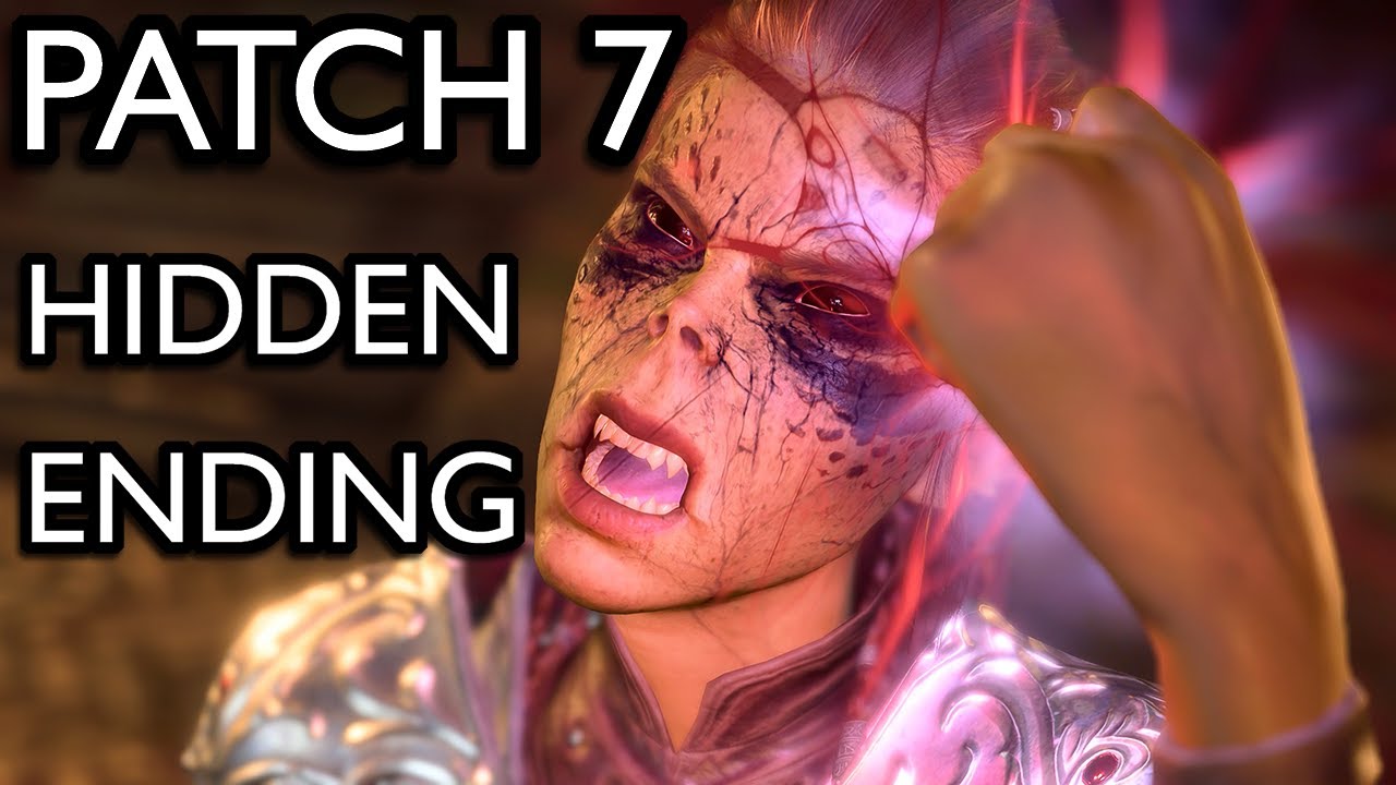 BG3 Patch 7 Hidden Evil Ending | Removing The Tadpole - YouTube