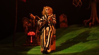 Michael Keaton as Betelgeuse in Beetlejuice Beetlejuice