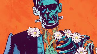 Michael Walsh's cover for Frankenstein #1.